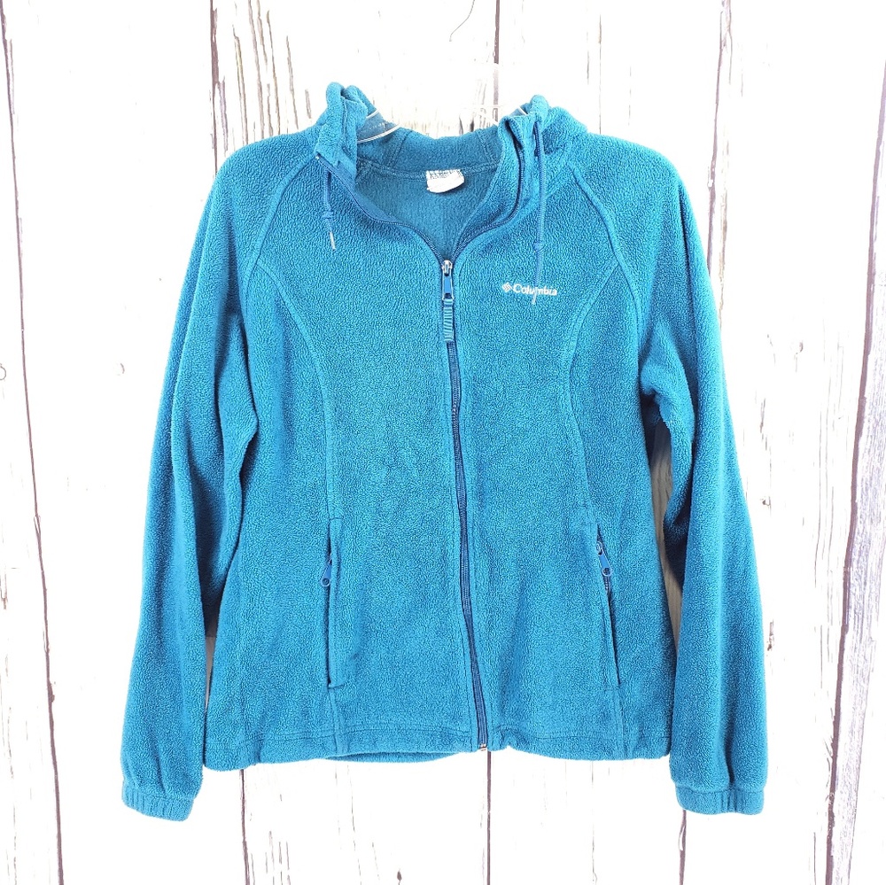 Columbia | Fleece Zip Up With Hood Size L
